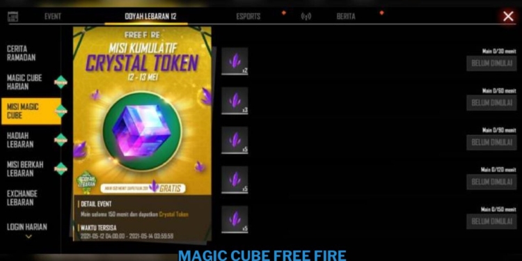 Cara mendapatkan magic cube free fire gratis!!