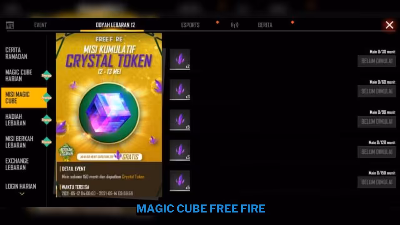 Cara Mendapatkan Magic Cube Free Fire Gratis!!