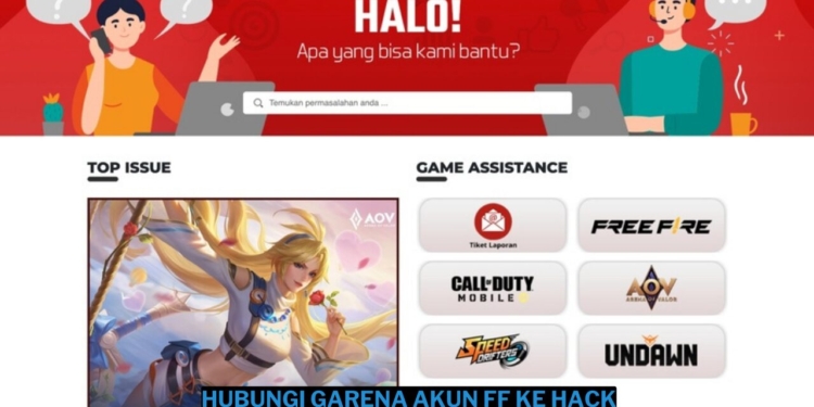 Cara hubungi garena mengatasi akun ff ke hack dan suspend