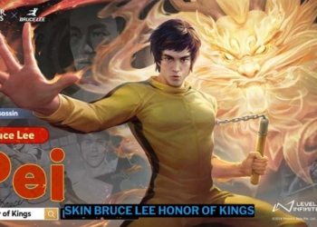 Cara dapat skin bruce lee honor of kings gratis