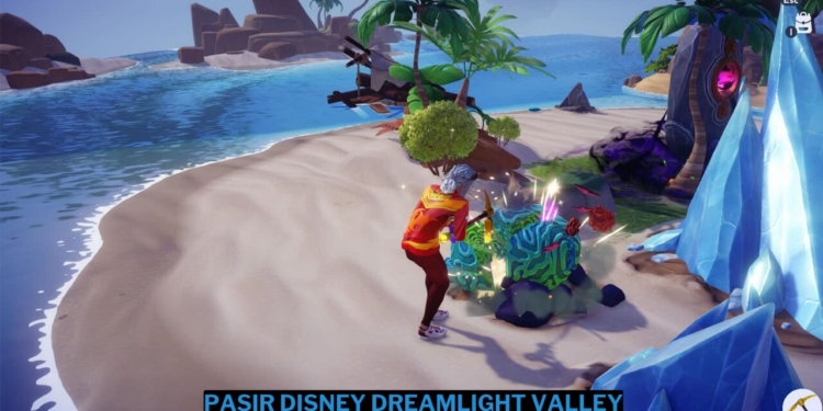 Cara mendapatkan pasir di disney dreamlight valley