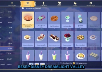 Daftar resep disney dreamlight valley