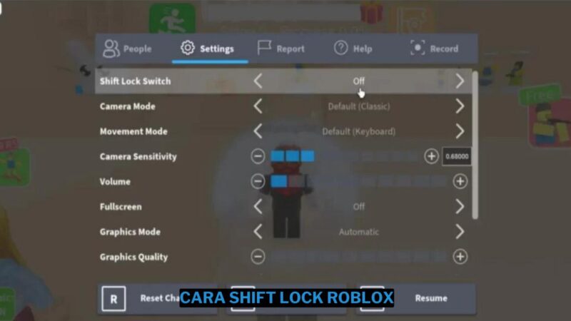 Cara Shift Lock di Roblox dengan Mudah