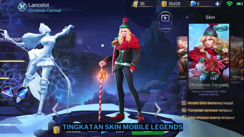13 Tingkatan Skin Mobile Legends dari Elite Sampai Legends