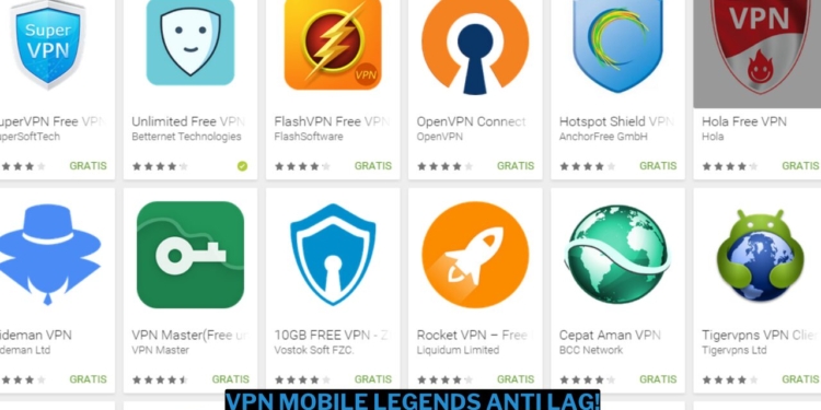 10 vpn mobile legends terbaik anti lag!