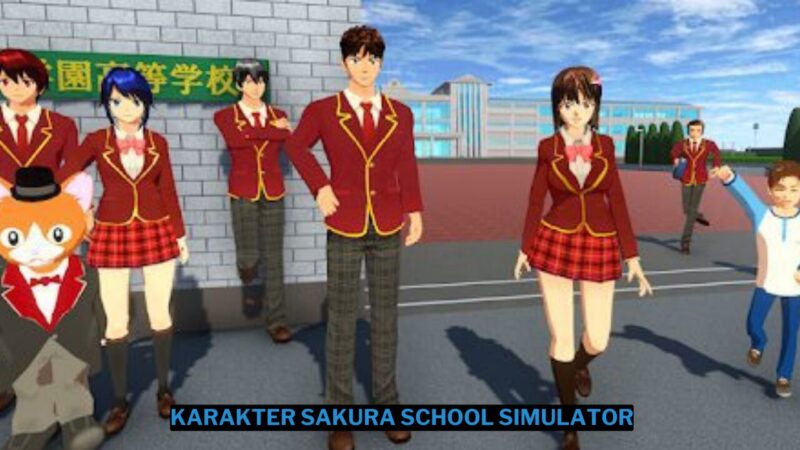 Karakter di Game Sakura School Simulator