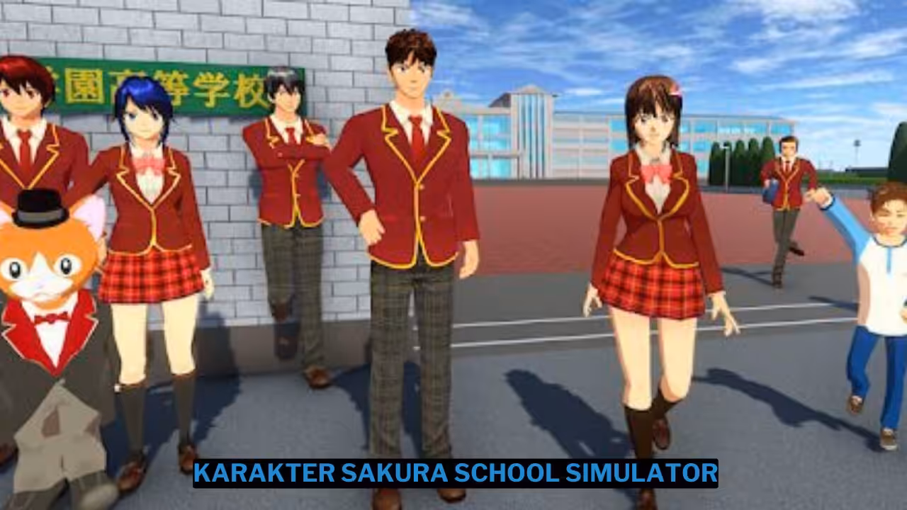 Karakter di Game Sakura School Simulator