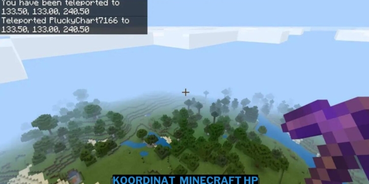 Cara mengaktifkan koordinat di minecraft hp