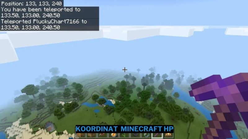 Cara Mengaktifkan Koordinat di Minecraft HP