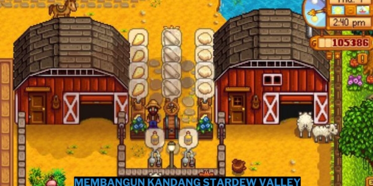 Cara membangun kandang di stardew valley