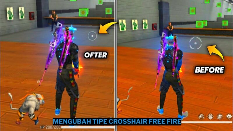 5 Cara Mengubah Tipe Crosshair Free Fire (FF)