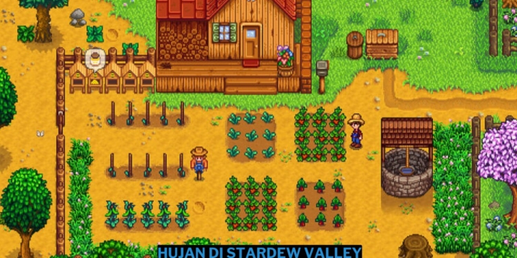 Cara menurunkan hujan di stardew valley