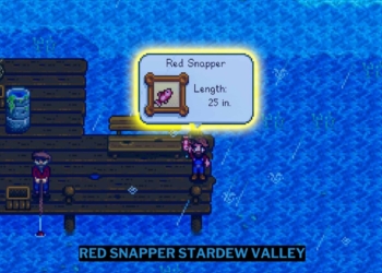 Cara mendapatkan red snapper stardew valley