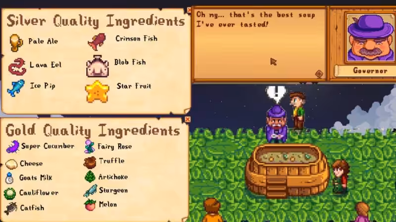 Cara Membuat Sup Di Festival Luau Stardew Valley