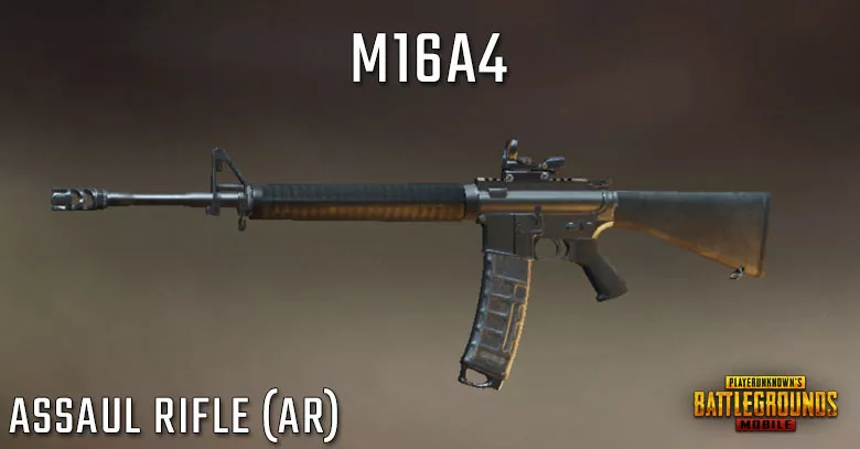 Daftar senjata assault rifle di pubg mobile lengkap m16a4