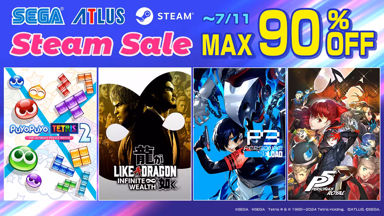 Game SEGA dan ATLUS Diskon Hingga 90% di Steam Summer Sale 2024 1 Game SEGA dan ATLUS Diskon Hingga 90% di Steam Summer Sale 2024
