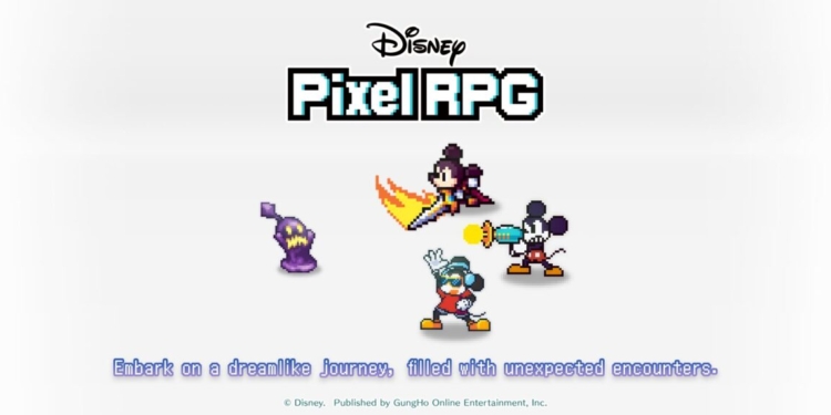 Gungho online entertainment umumkan disney pixel rpg, tuju mobile