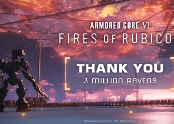 Penjualan armored core vi fires of rubicon tembus 3 juta kopi