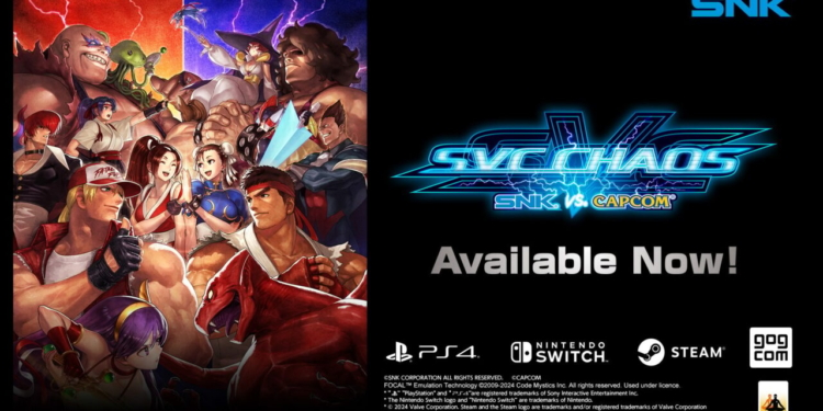 Snk vs. Capcom svc chaos siap tuju pc dan konsol