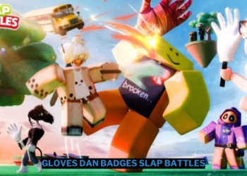 Jenis gloves dan badges game slap battles roblox