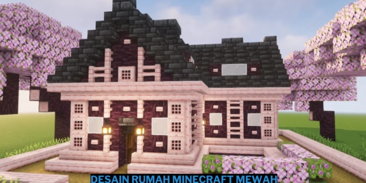 5 ide desain rumah minecraft mewah seperti istana