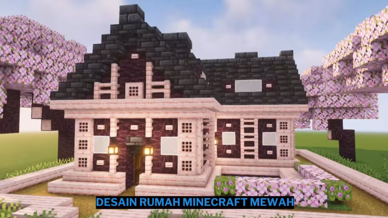 5 Ide Desain Rumah Minecraft Mewah Seperti Istana