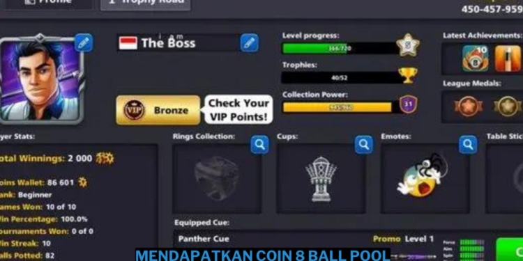 Cara mendapatkan coin 8 ball pool