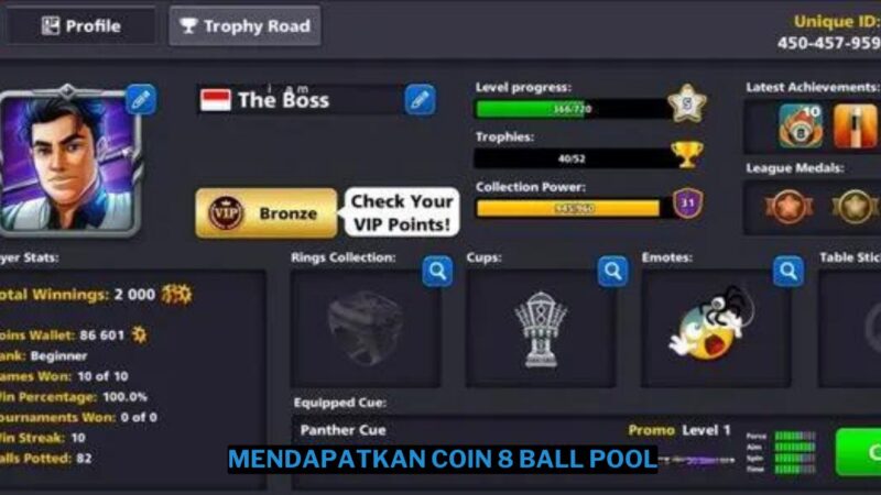 Cara Mendapatkan Coin 8 Ball Pool