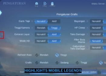 Cara mengaktifkan highlights mobile legends