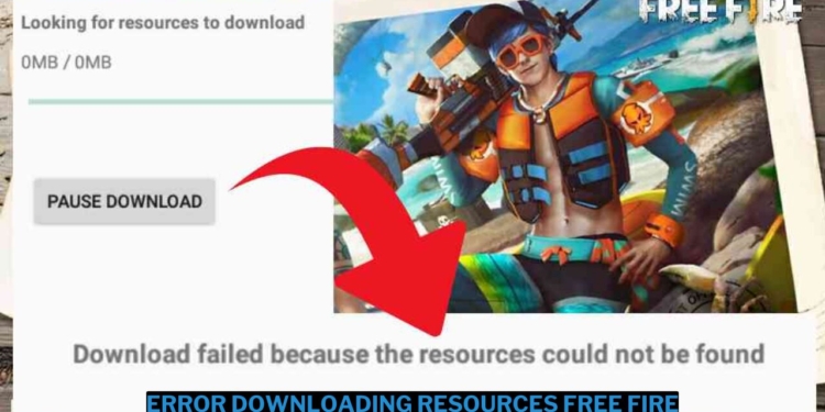 Cara mengatasi error downloading resources free fire