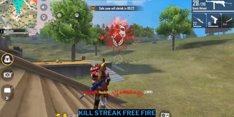 Apa arti kill streak free fire?