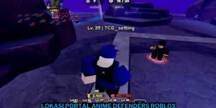 Lokasi portal anime defenders roblox