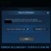 Mengatasi error fitur secondary verification mobile legends