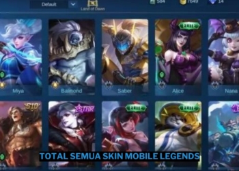 Berapa total jumlah semua skin mobile legends?