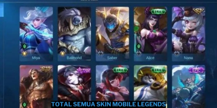 Berapa total jumlah semua skin mobile legends?