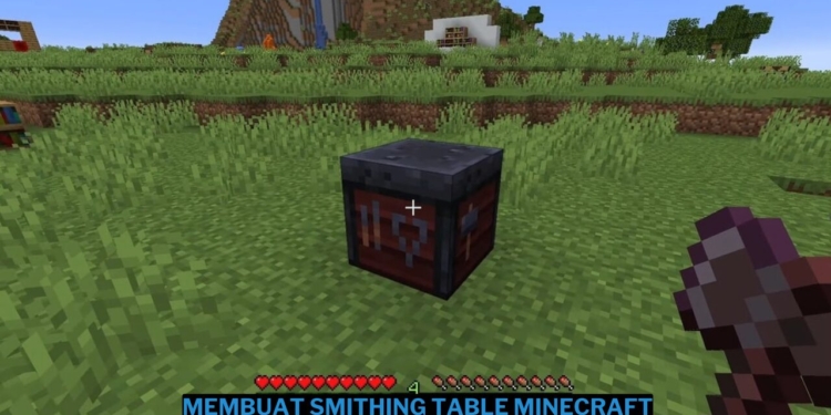 Cara membuat smithing table di minecraft