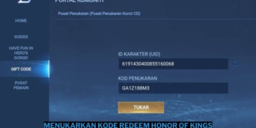 Cara menukarkan kode redeem honor of kings