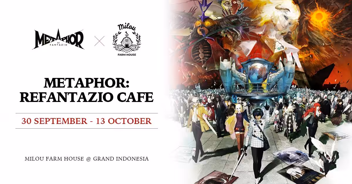 Cafe Kolaborasi Metaphor: ReFantazio akan Hadir di Jakarta!