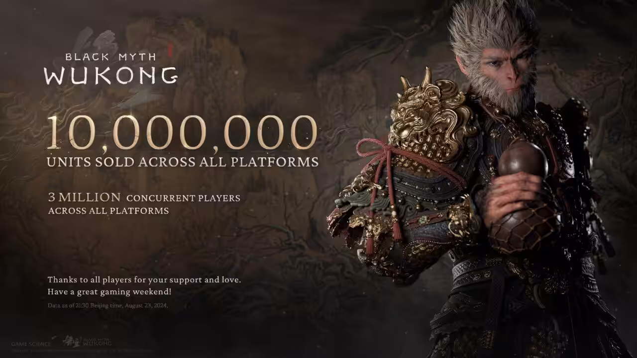 Penjualan Black Myth Wukong Tembus 10 Juta Kopi