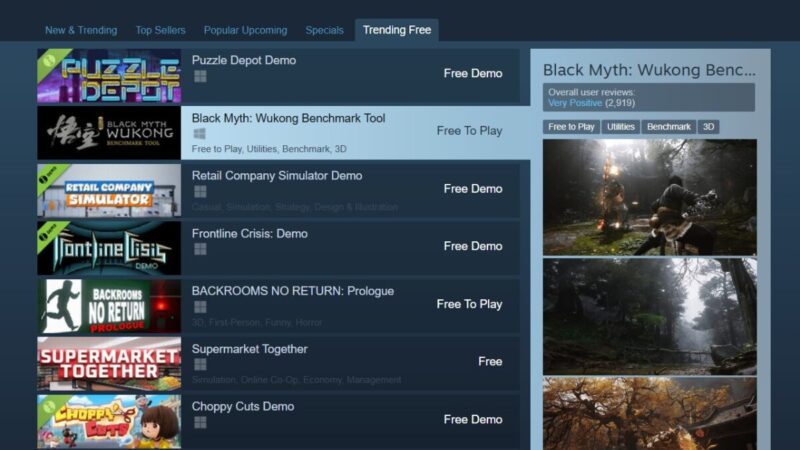 Pisahkan Game Free To Play Dan Demo, Steam Tambah Tab Trending Free