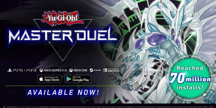 Yu gi oh! Master duel 70 juta unduhan