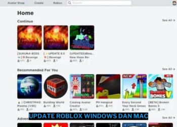 Cara update roblox di windows dan mac