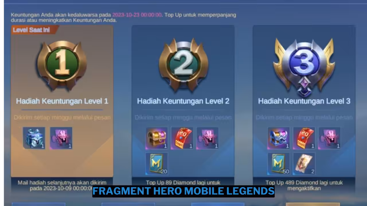 10 Cara Mendapatkan Fragment Hero Mobile Legends