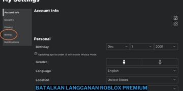 Cara membatalkan langganan roblox premium mudah