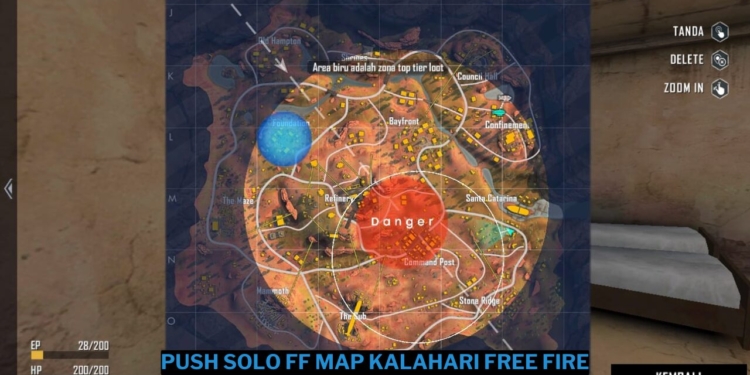 Tips push solo ff di map kalahari free fire