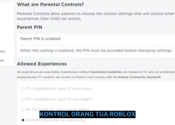 Cara mengatur kontrol orang tua di roblox