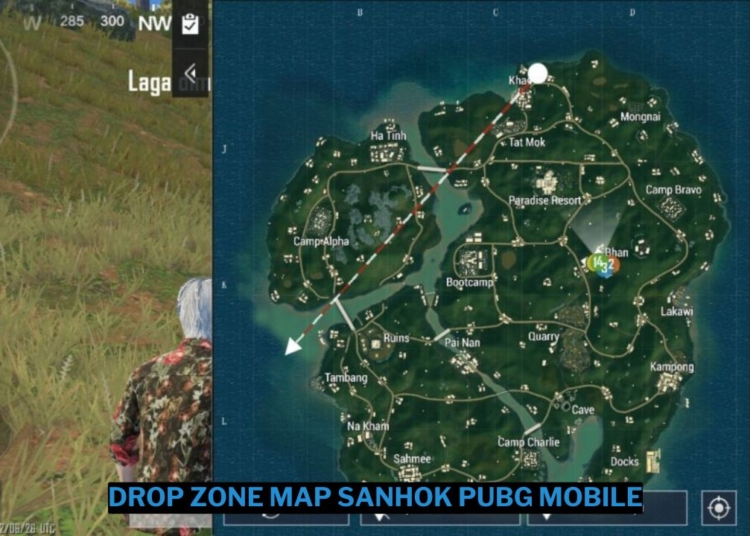 3 drop zone map sanhok pubg mobile ramah pemula