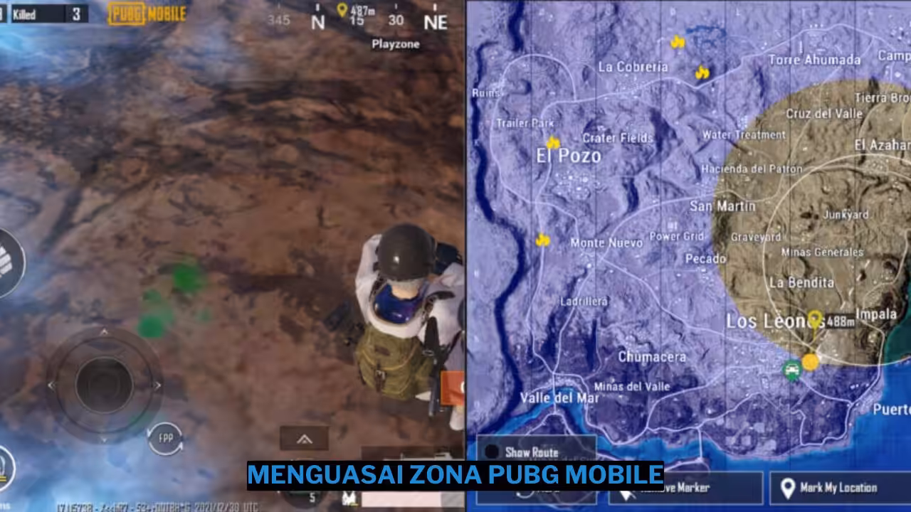 Cara Menguasai Zona di PUBG Mobile