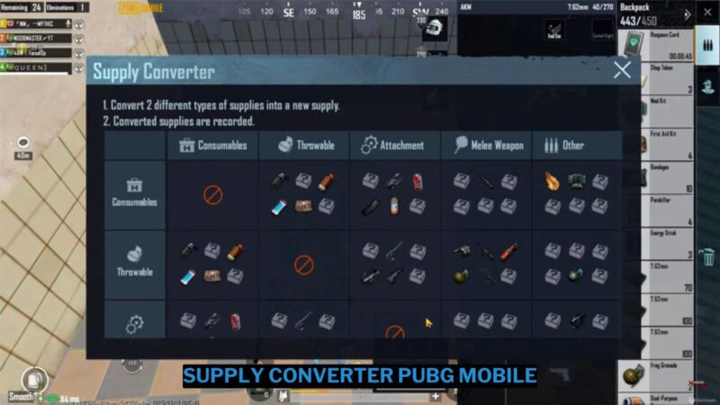 Fungsi Supply Converter PUBG Mobile