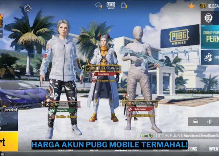 Inilah harga akun pubg mobile termahal!